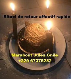 Retour amoureux rapide, rituel de retour d'affection rapide